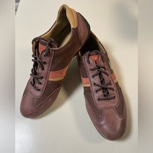 Men’s Vintage Pierre Cardin Leather Suede Trainers Sneakers 10